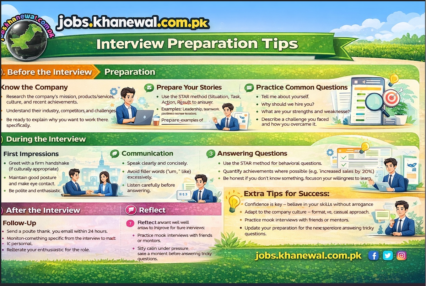 💼 Top Interview Tips for a Successful Job Application