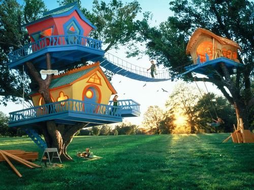 Beautiful A Tree House Hamlet.....!!!! 