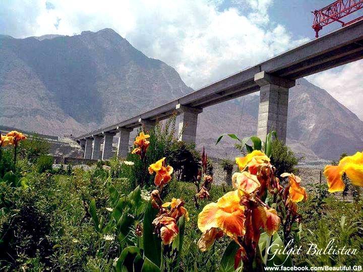  Gilgit Danyore Bridge  N.35 Karakoram Highway In Pakistan......