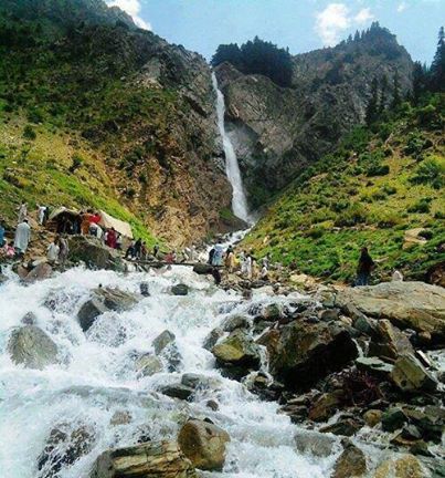 Waterwall near Mahodand Lake - Kalam Valley