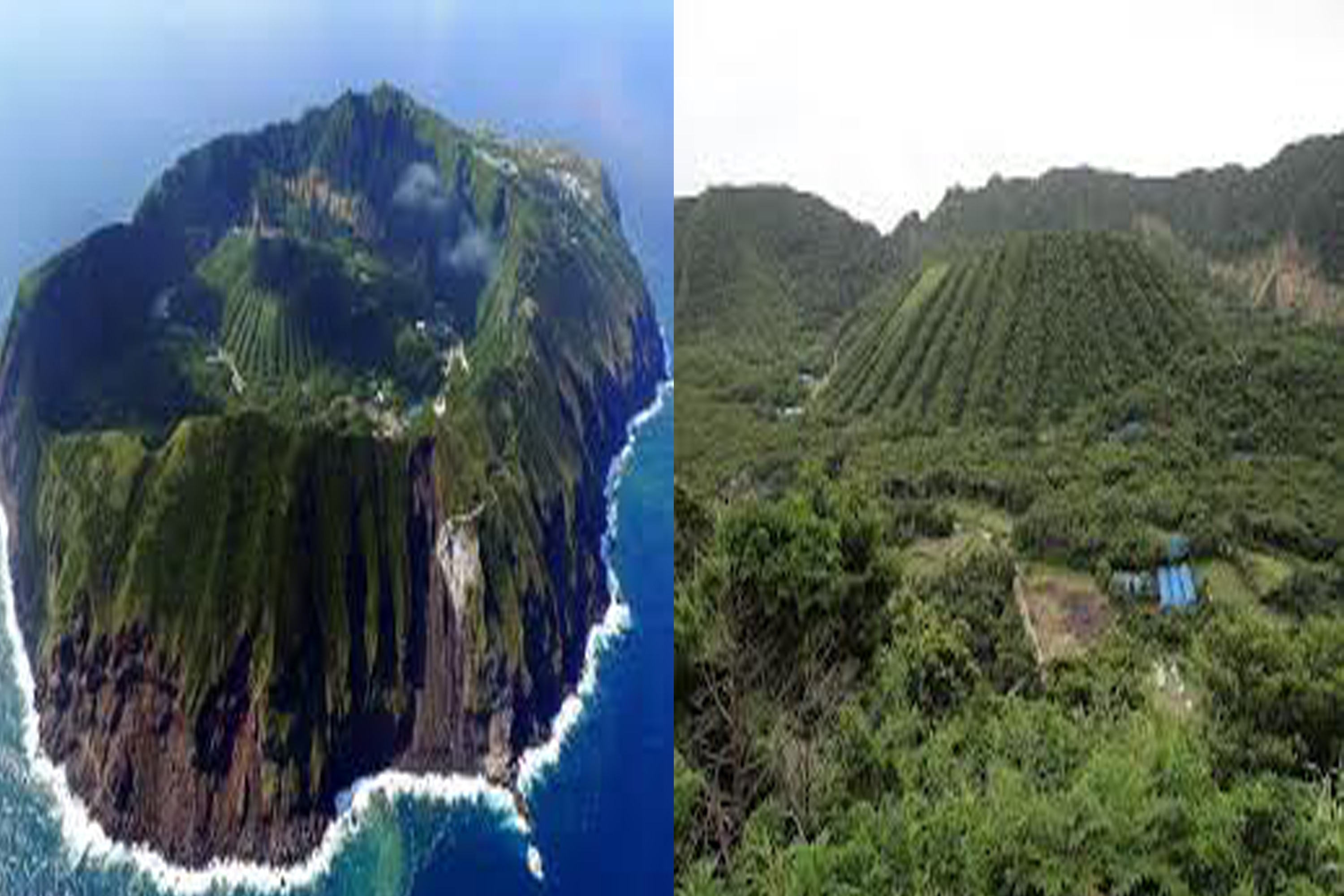 Aogashima Volcano, Japan۔۔۔۔۔۔۔۔!!!!                    Aogashima آتش فشاں، جاپان