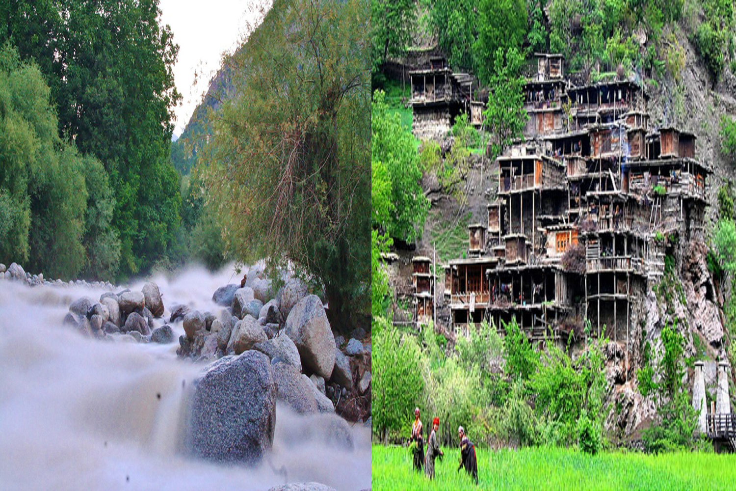 قدرتی خوبصورتی کالاش وادی چترال پاکستان