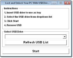 Lock Pc Using USB Without Any Software