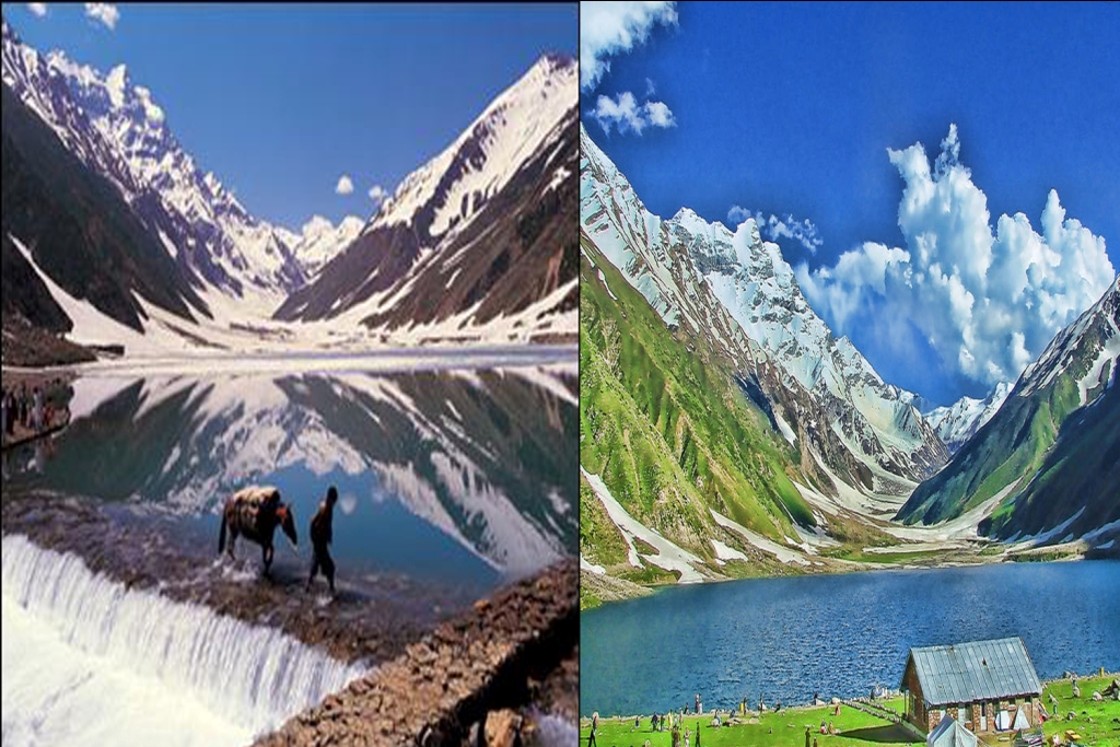 Real Natural Beauty of Lake Saiful Muluk Pakistan  کاغان ویلی پاکستان Muluk جھیل سیف