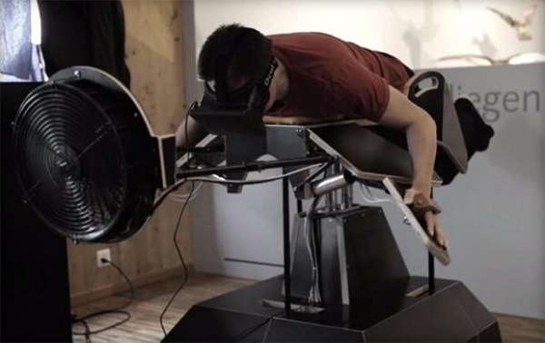 Birdly VR Machine Is a Full-Body Flight Simulator