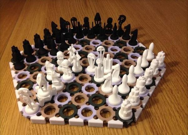 D printed and ready to play board