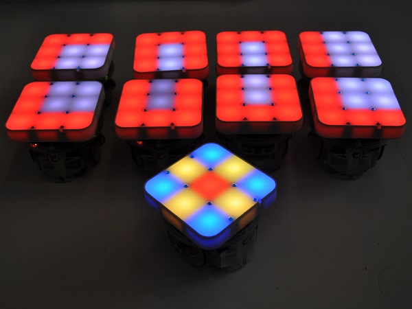 Disney’s Pixelbots Form Colorful Swarms You Can Interact With