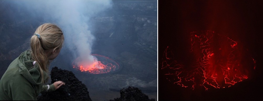 Incredible Congo’s Lake made of ‘LAVA’