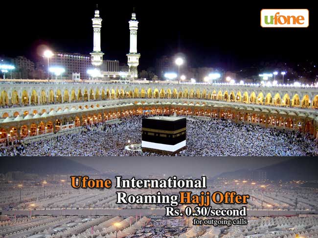 Ufone brings International Roaming Hajj Offer