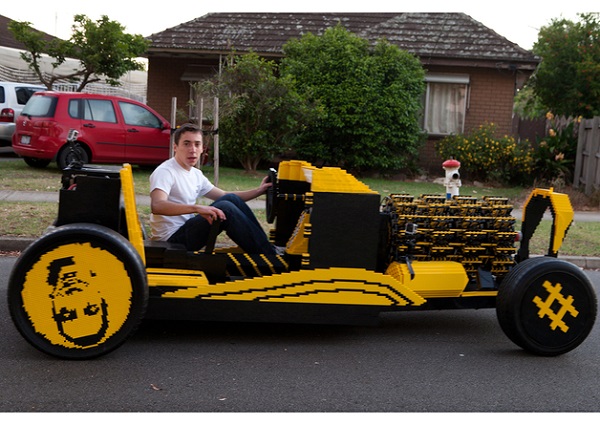 This Life-Sized LEGO Car Is Powered by Air, Reaches 20MPH