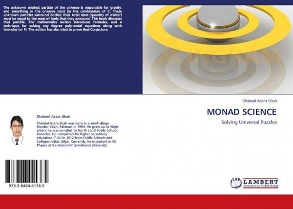 A Young Pakistani Student Writes a Book Monad Science Published by Lambert