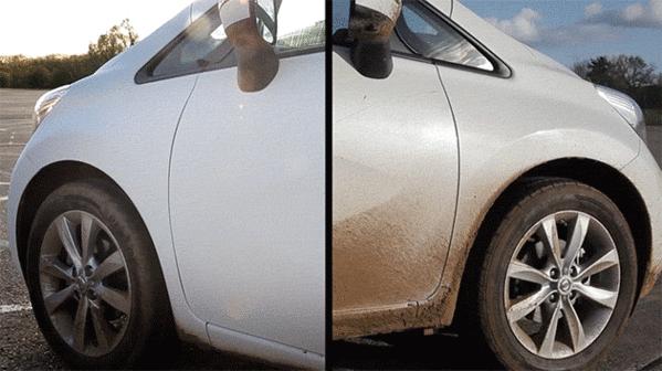 Nissan Ditches Car Washes, Invents Self-Healing Paint and Self-Cleaning Cars