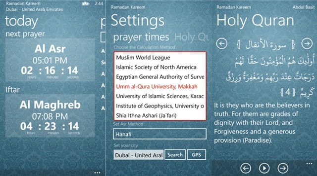 Microsoft Devices Pushes Exclusive Ramadan Specific Apps