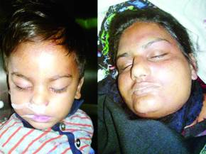 شمالی چھائونی : گھریلو تنازع پر بیوی کو ذبح 2 سالہ بیٹے کا گلا گھونٹ ڈالا ‘ خودکشی کی کوشش