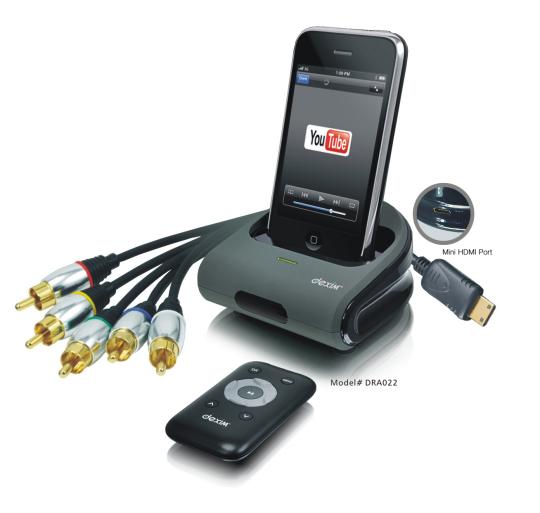 AV iPhone iPod Dock Station
