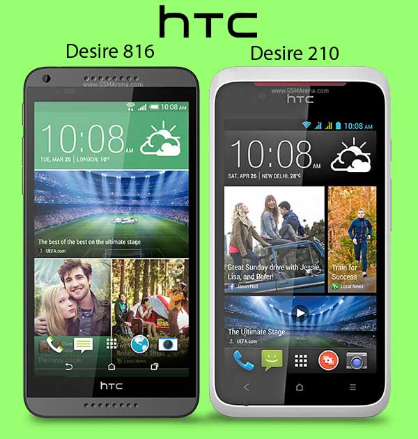 HTC Desire 816 and HTC Desire 210 will soon hit the market