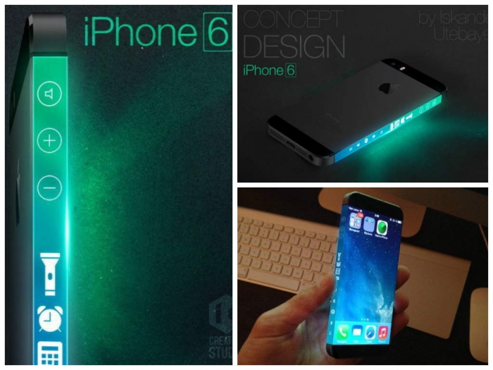  Concept iPhone 6 with the enveloping body screen.....!!! :)