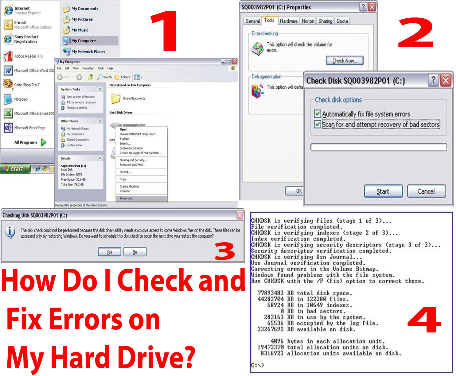 How Do I Check and Fix Errors on Hard Drive?